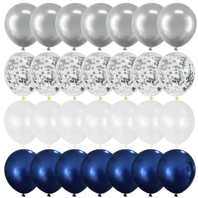 Navy Blue Balloon Garland Kit - Premium 40pcs Party Decor Set