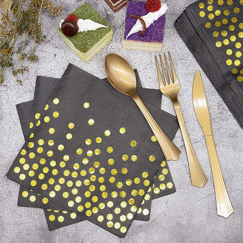 Gilded Spot Party Tableware Collection