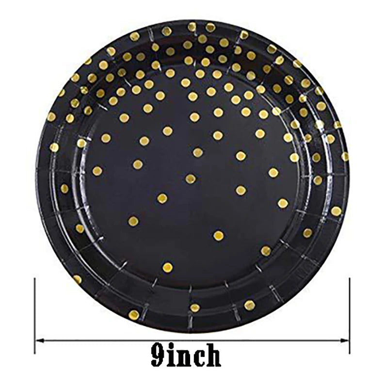 Gilded Spot Party Tableware Collection