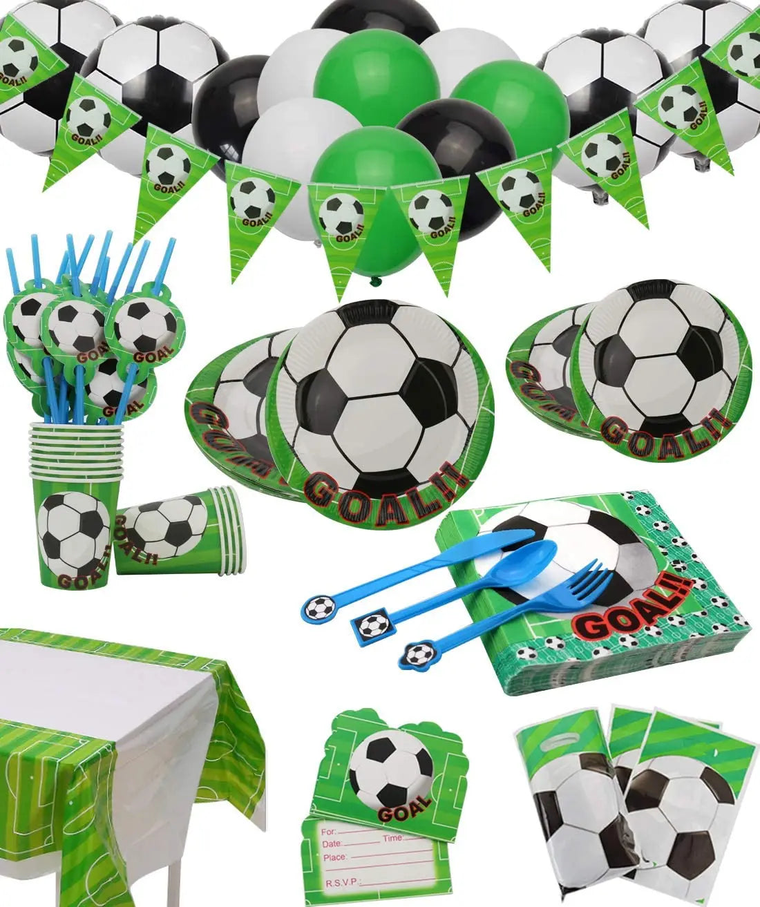 Soccer Football Bash Tableware Bundle