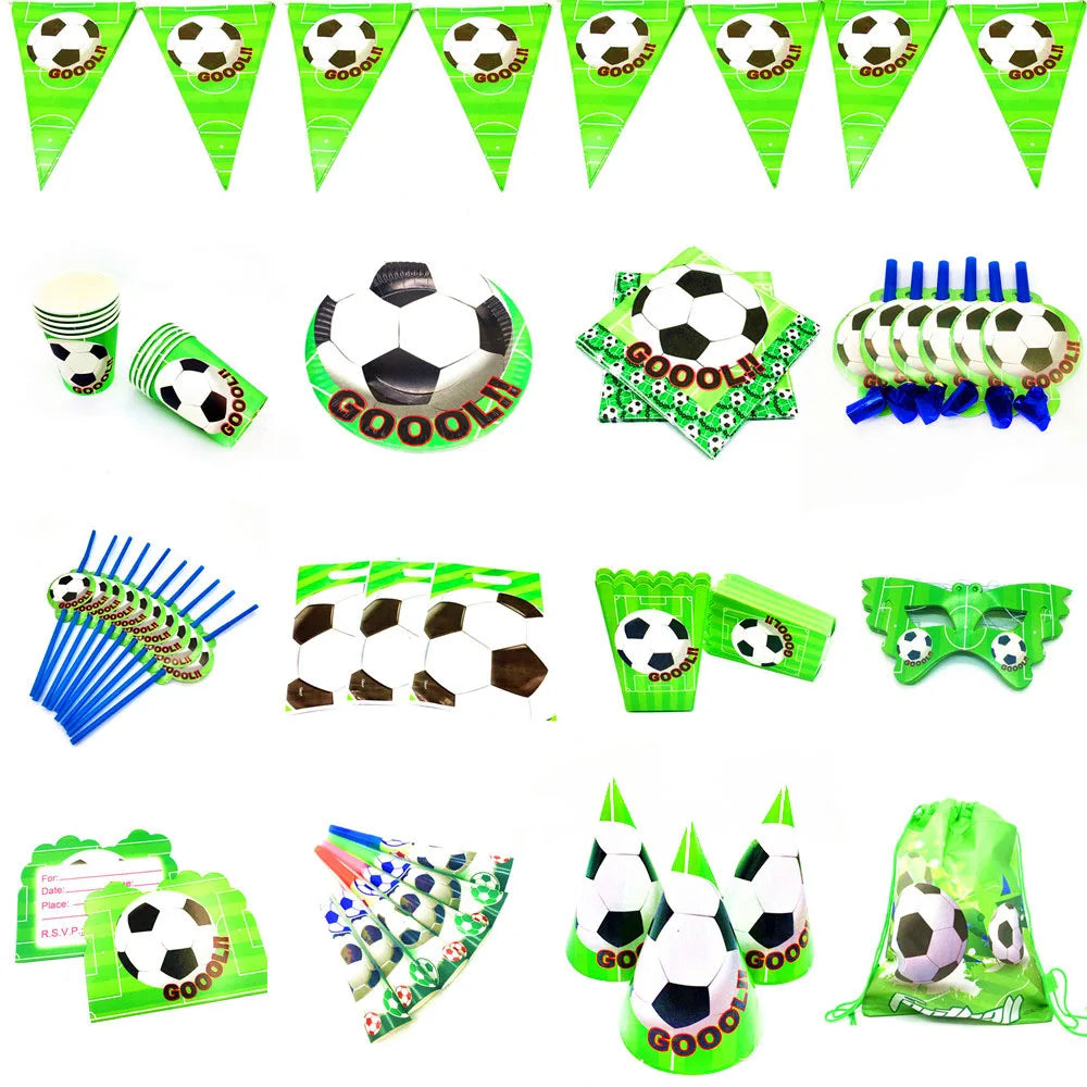 Soccer Football Bash Tableware Bundle