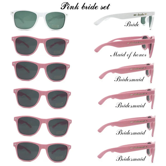 6-Pack Wedding Party Sunglasses Bundle