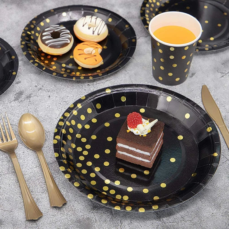 Gilded Spot Party Tableware Collection