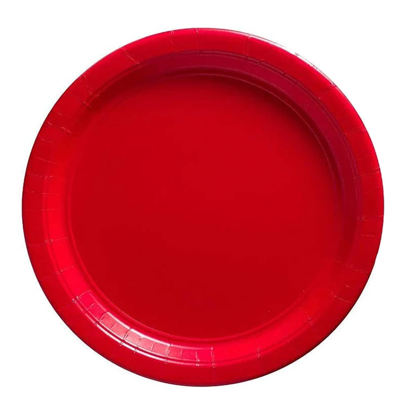 Elegant Red Party Tableware Collection