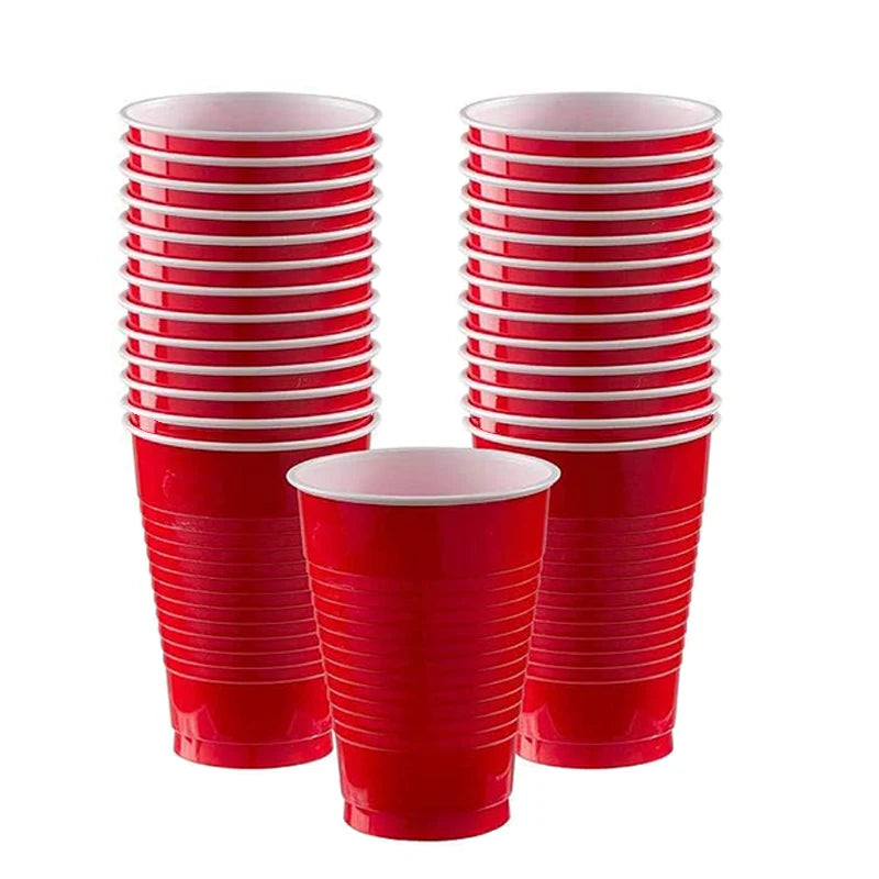 Elegant Red Party Tableware Collection