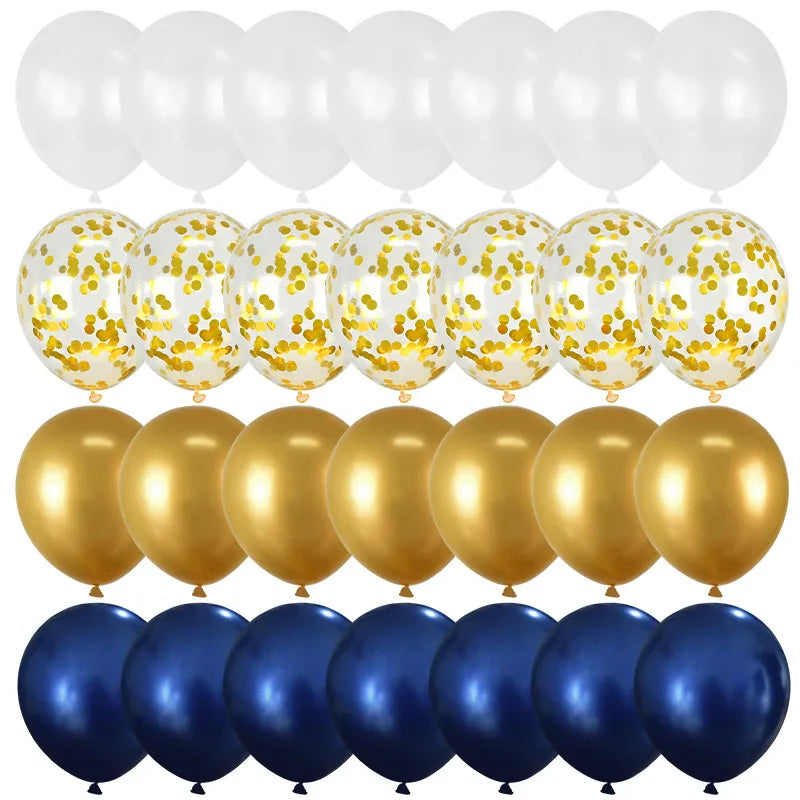 Navy Blue Balloon Garland Kit - Premium 40pcs Party Decor Set