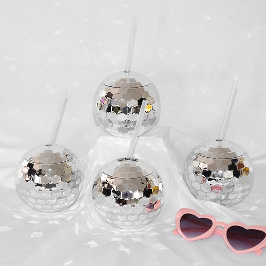 Disco Ball Cup Set - Sparkle Your Party Scene 🎉🌟