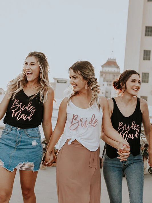 Bride Squad Celebration Tank Tops