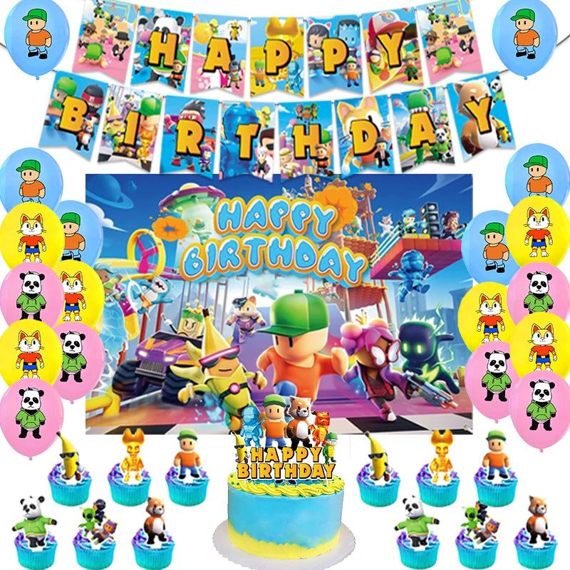 Celebrate in Style with Stumble Guys Birthday Party Decor Kit