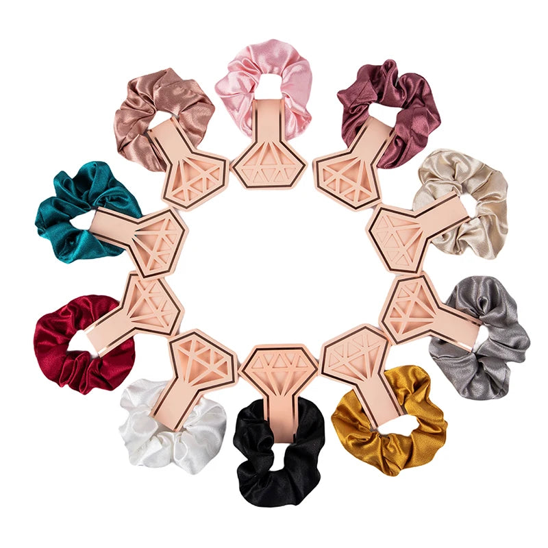 Elegant Bridesmaid Hair Scrunchies for Wedding Bliss