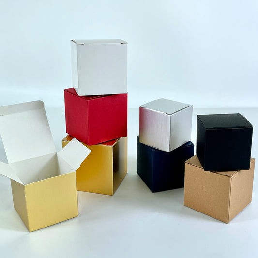 Elegant Cardboard Square Gift Boxes Set for Various Occasions