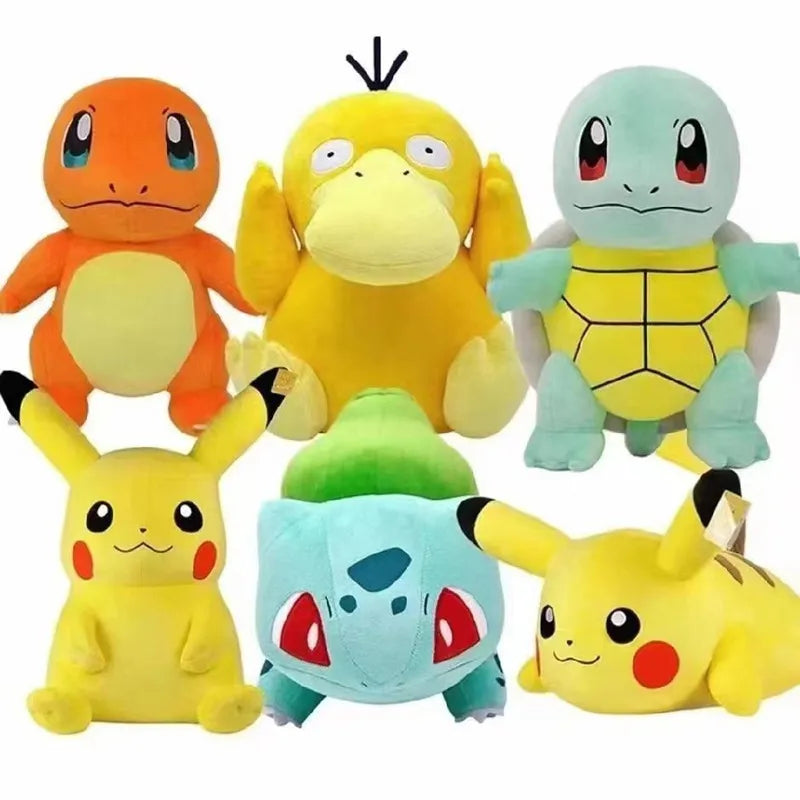 Adorable Pikachu Raichu Jenny Turtle Plush Toys - 20cm