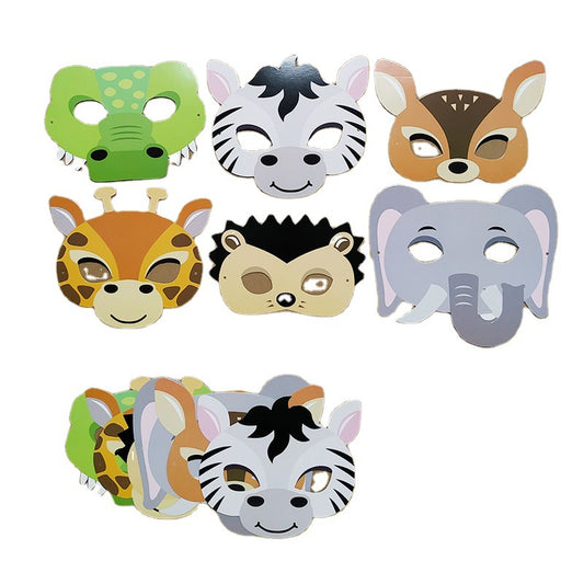 Wild Fun Animal Paper Masks - Pack of 12