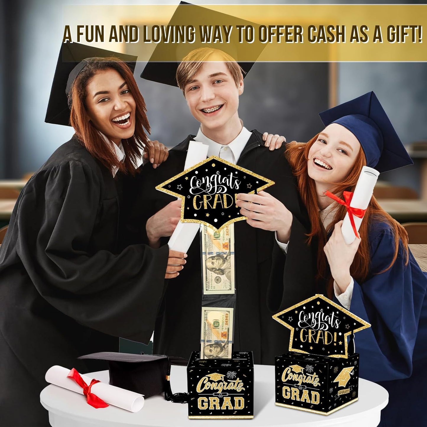 Surprise Graduation Money Box for Memorable Gift-Giving