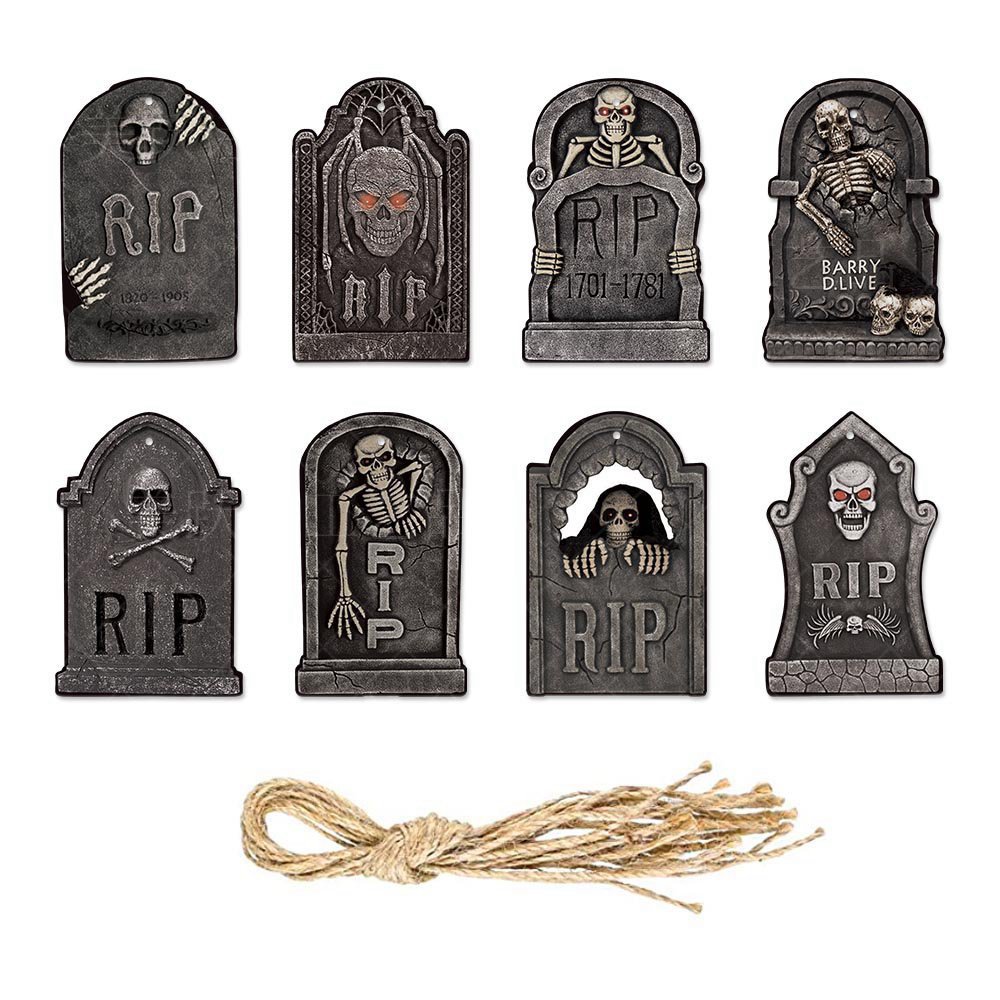 Hauntingly Charming Ghost Pendant Decoration Set for Halloween Celebrations